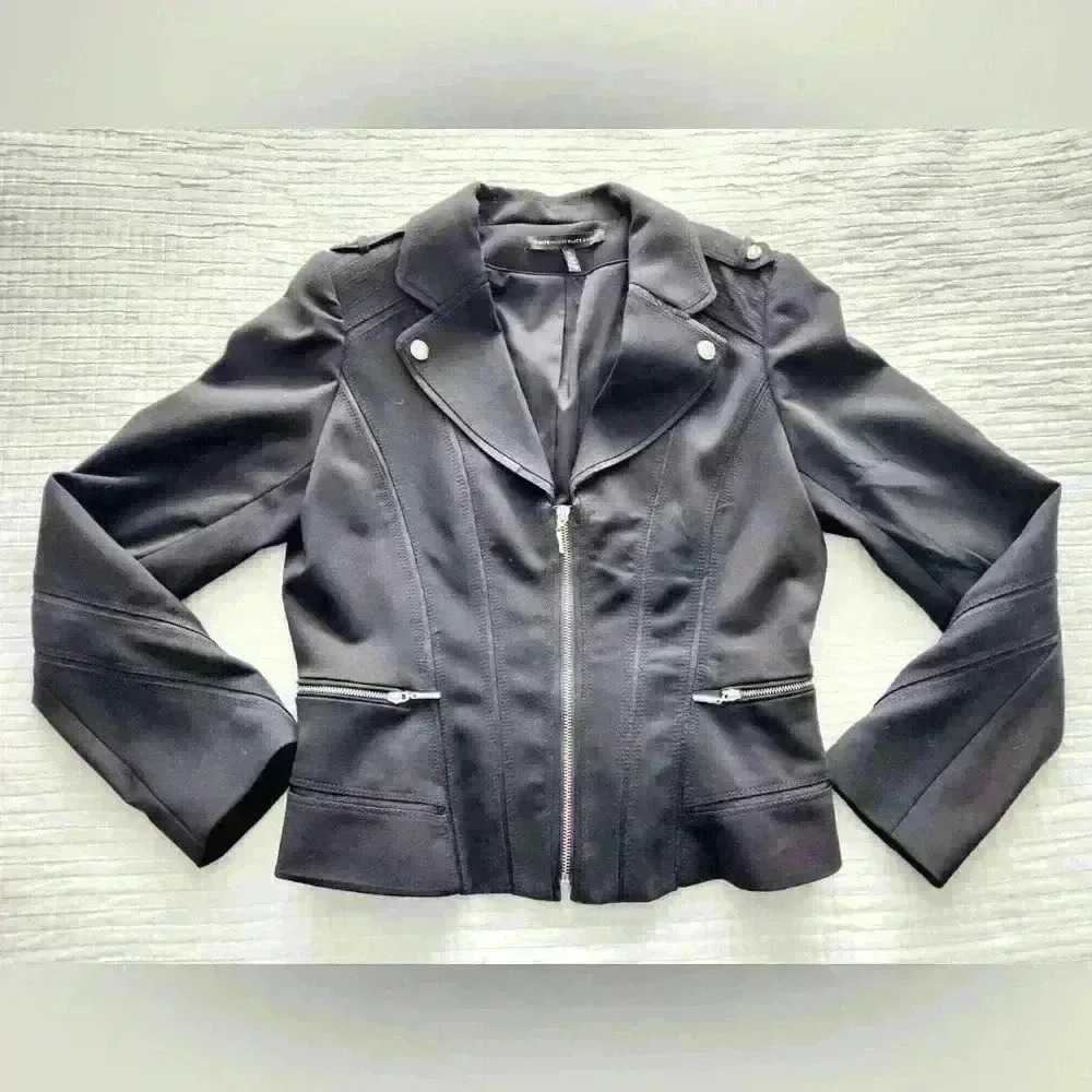 Black House White Market black moto jacket - Picture 3 of 6